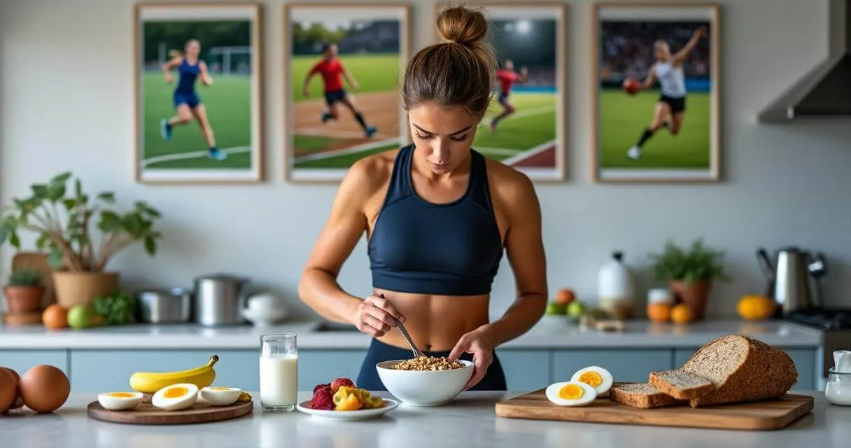 que manger avant une course