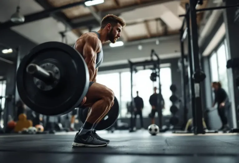 soulevé de terre jambes tendues