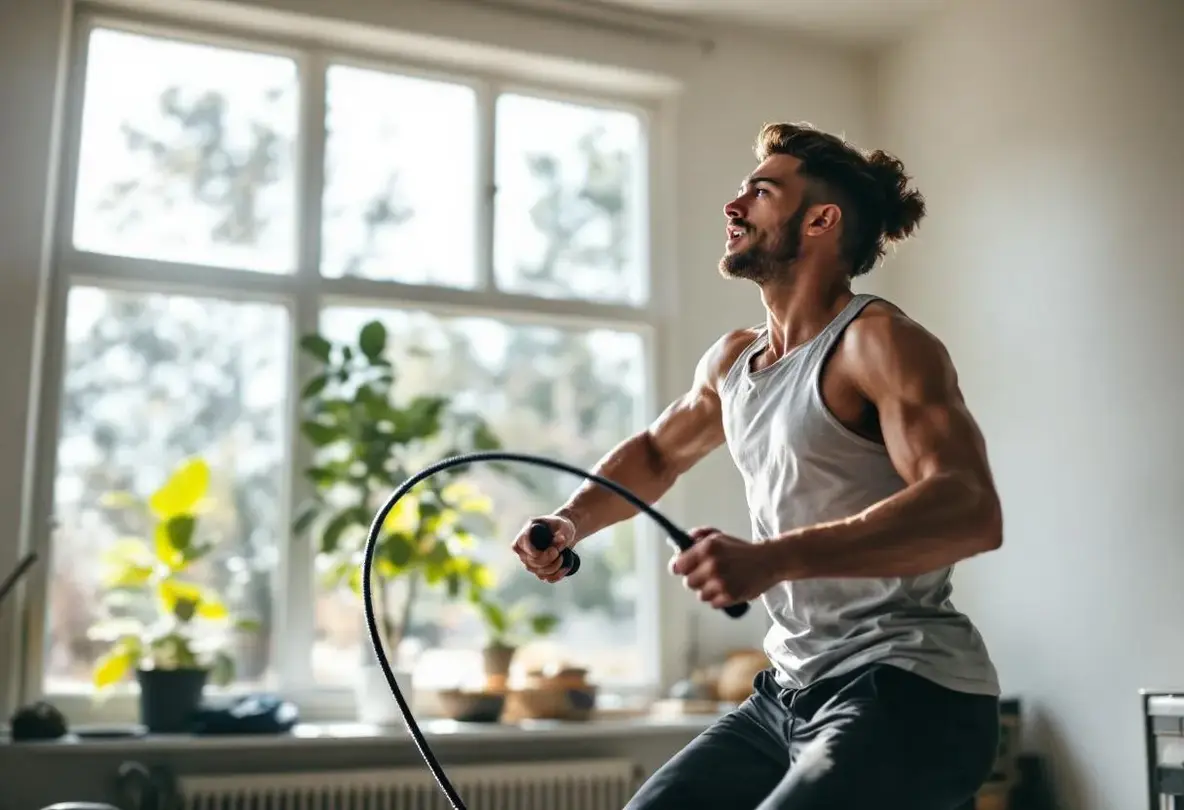 1 mois corde à sauter avant/après