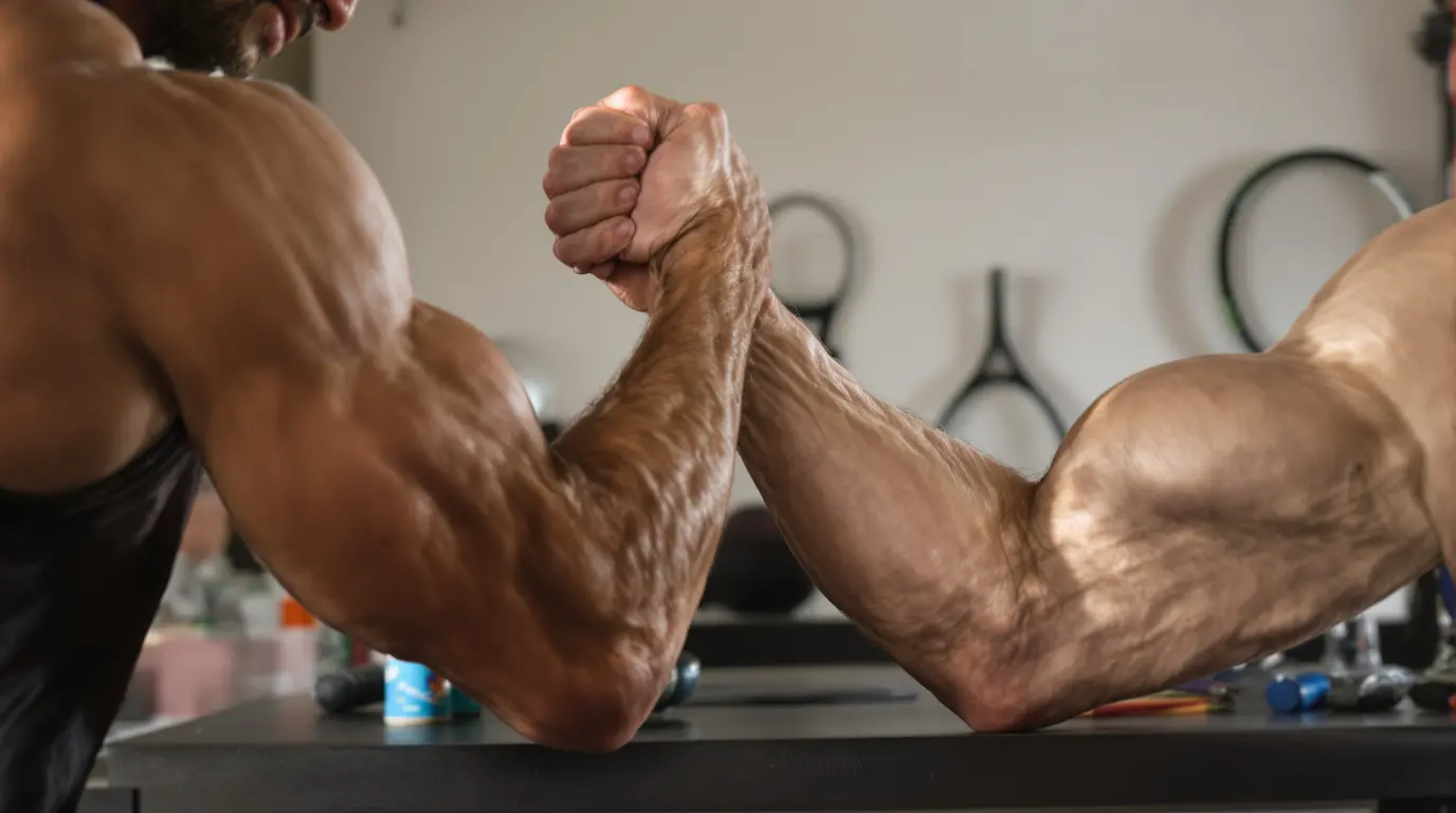 muscle pour bras de fer